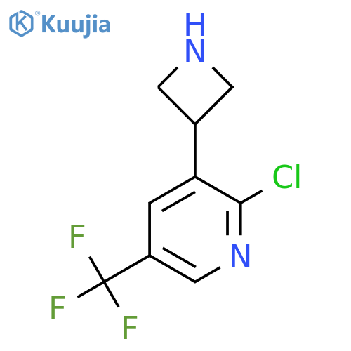 3-(azetidin-3-yl)-2-chloro-5-(trifluoromethyl)pyridine structure