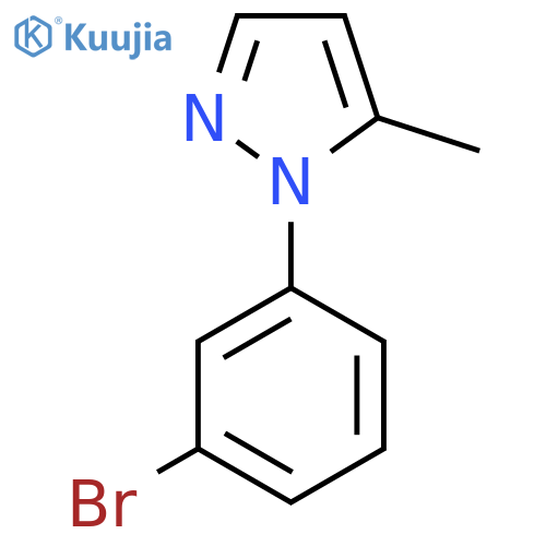 1-(3-Bromophenyl)-5-methyl-1H-pyrazole structure