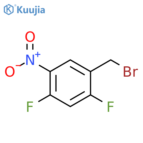 2,4-Difluoro-5-nitrobenzyl bromide structure