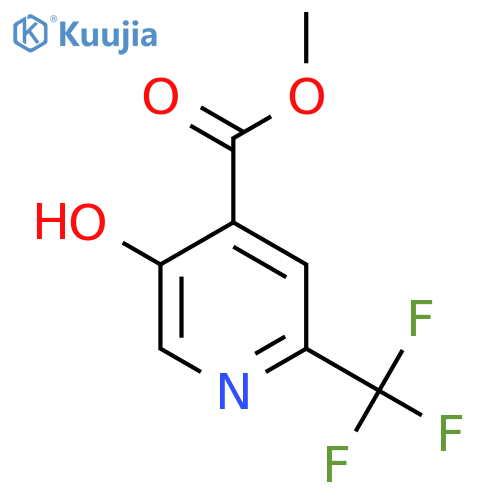 Methyl 5-hydroxy-2-(trifluoromethyl)isonicotinate structure