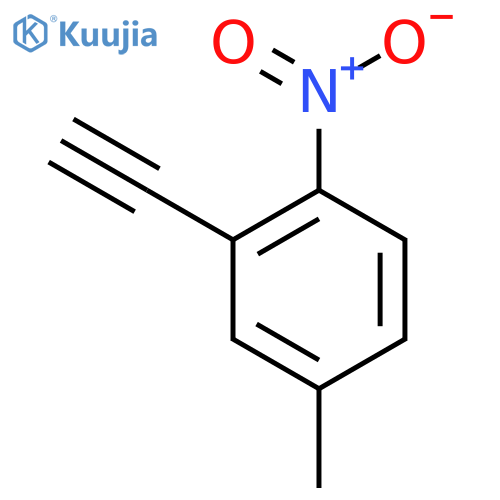 2-Ethynyl-4-methyl-1-nitrobenzene structure