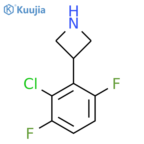 3-(2-chloro-3,6-difluorophenyl)azetidine structure