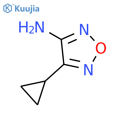 4-cyclopropyl-1,2,5-oxadiazol-3-amine structure