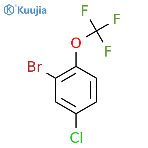 2-Bromo-4-chloro-1-(trifluoromethoxy)benzene structure