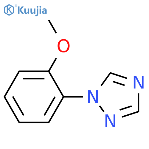 1-(2-methoxyphenyl)-1H-1,2,4-triazole structure