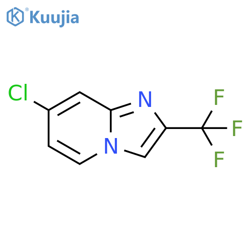 7-chloro-2-(trifluoromethyl)imidazo1,2-apyridine structure