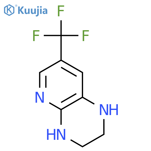 7-(Trifluoromethyl)-1,2,3,4-tetrahydropyrido[2,3-b]pyrazine structure