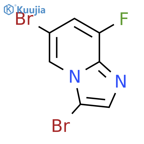 3,6-Dibromo-8-Fluoroimidazo1,2-APyridine structure
