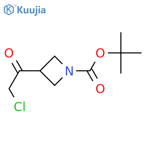tert-butyl 3-(2-chloroacetyl)azetidine-1-carboxylate structure