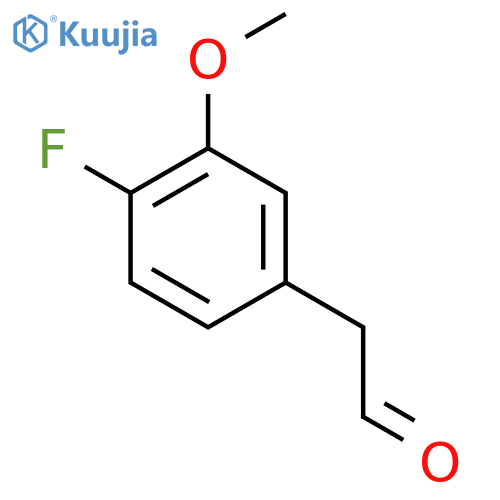 2-(4-Fluoro-3-methoxyphenyl)acetaldehyde structure