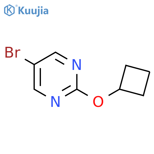 5-Bromo-2-cyclobutoxypyrimidine structure
