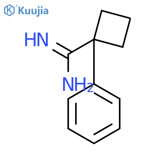 1-Phenylcyclobutane-1-carboximidamide structure
