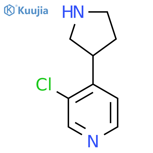 3-Chloro-4-(pyrrolidin-3-yl)pyridine structure