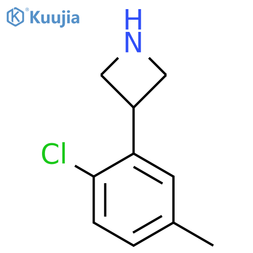 3-(2-chloro-5-methylphenyl)azetidine structure