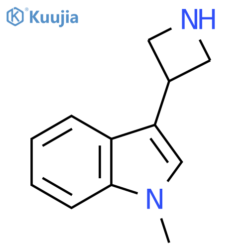 3-(azetidin-3-yl)-1-methyl-1H-indole structure
