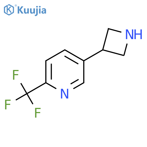 5-(azetidin-3-yl)-2-(trifluoromethyl)pyridine structure