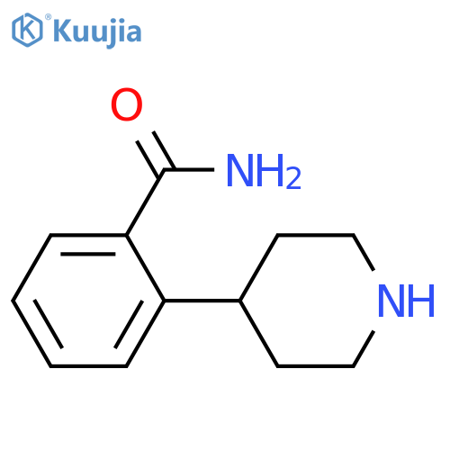 2-(piperidin-4-yl)benzamide hydrochloride structure