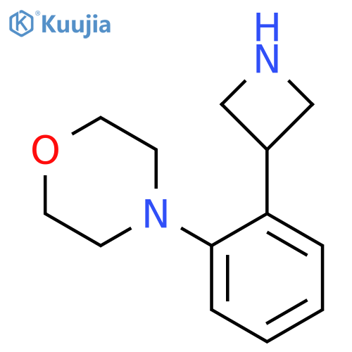 4-2-(azetidin-3-yl)phenylmorpholine structure