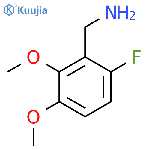 2,3-Dimethoxy-6-fluorobenzylamine structure