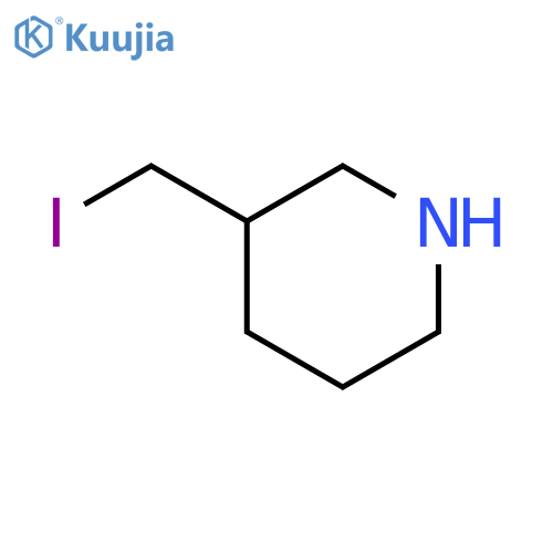 3-(Iodomethyl)piperidine structure