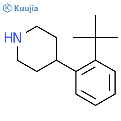 4-(2-tert-butylphenyl)piperidine structure