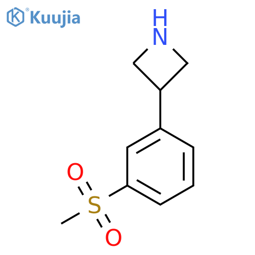 3-(3-methanesulfonylphenyl)azetidine structure