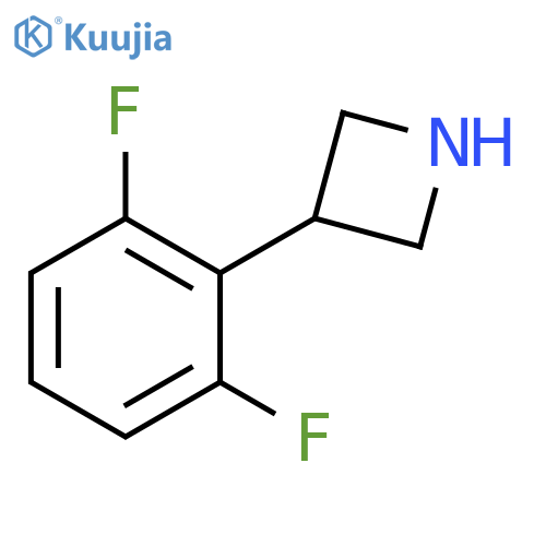 3-(2,6-difluorophenyl)azetidine structure
