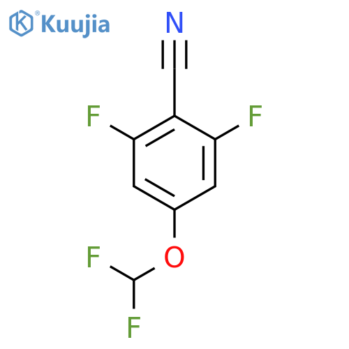 4-(DIFLUOROMETHOXY)-2,6-DIFLUOROBENZONITRILE structure