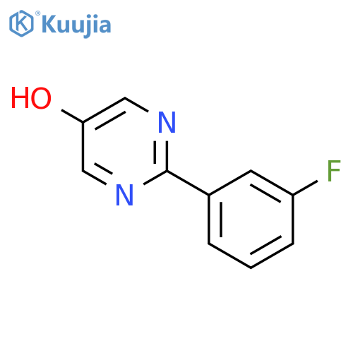 5-Hydroxy-2-(3-fluorophenyl)pyrimidine structure