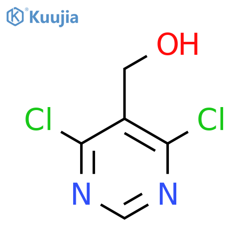 4,6-Dichloro-5-pyrimidinemethanol structure