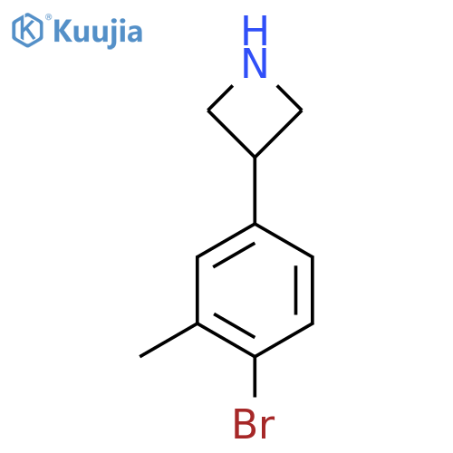 3-(4-bromo-3-methylphenyl)azetidine structure
