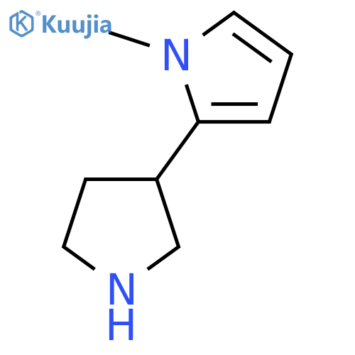 1-methyl-2-(pyrrolidin-3-yl)-1H-pyrrole structure