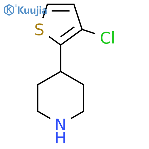 4-(3-Chlorothiophen-2-yl)piperidine structure