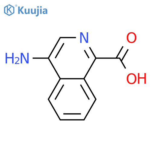 4-Aminoisoquinoline-1-carboxylic acid structure