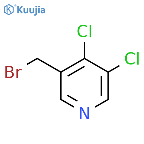 5-Bromomethyl-3,4-dichloropyridine structure