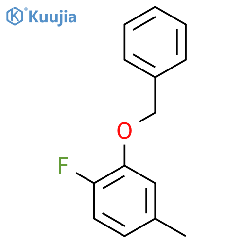 2-(Benzyloxy)-1-fluoro-4-methylbenzene structure