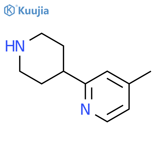 4-methyl-2-(piperidin-4-yl)pyridine structure