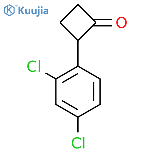 2-(2,4-Dichlorophenyl)cyclobutanone structure