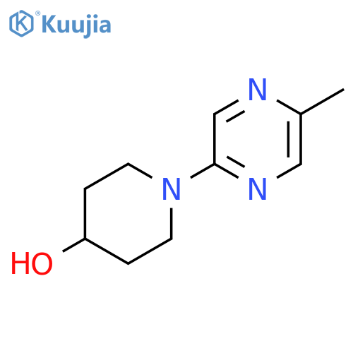 1-(5-METHYLPYRAZIN-2-YL)PIPERIDIN-4-OL structure
