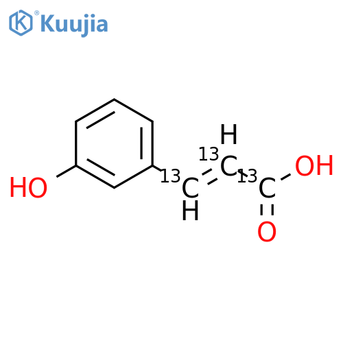 M-COUMARIC ACID-[13C3] structure