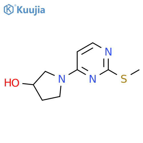 1-(2-Methylsulfanyl-pyrimidin-4-yl)-pyrrolidin-3-ol structure