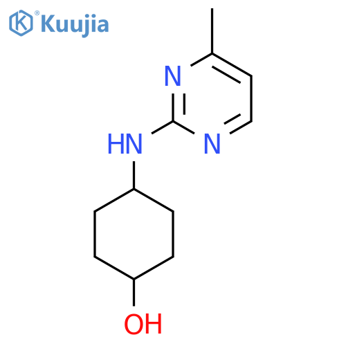 4-(4-Methyl-pyrimidin-2-ylamino)-cyclohexanol structure