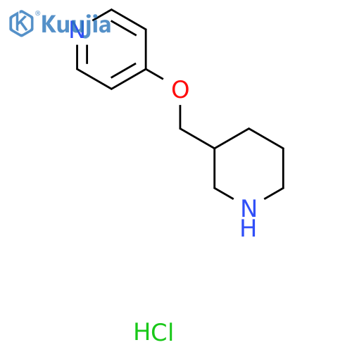 4-(Piperidin-3-ylmethoxy)pyridine hydrochloride structure
