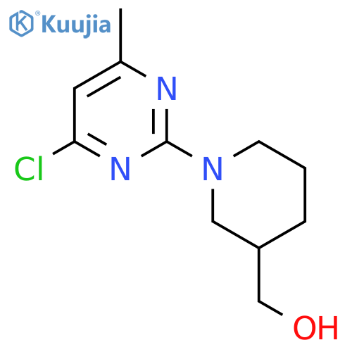 [1-(4-Chloro-6-methyl-pyrimidin-2-yl)-piperidin-3-yl]-methanol structure