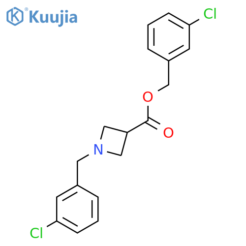 1-(3-Chloro-benzyl)-azetidine-3-carboxylic acid 3-chloro-benzyl ester structure