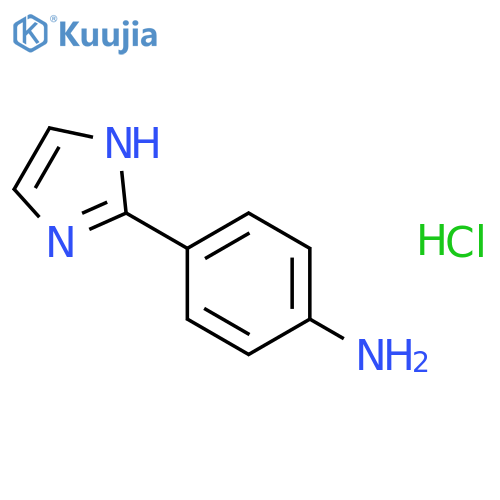 4-(1H-Imidazol-2-yl)aniline hydrochloride structure