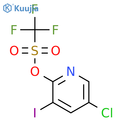 5-Chloro-3-iodopyridin-2-yl trifluoromethanesulfonate structure
