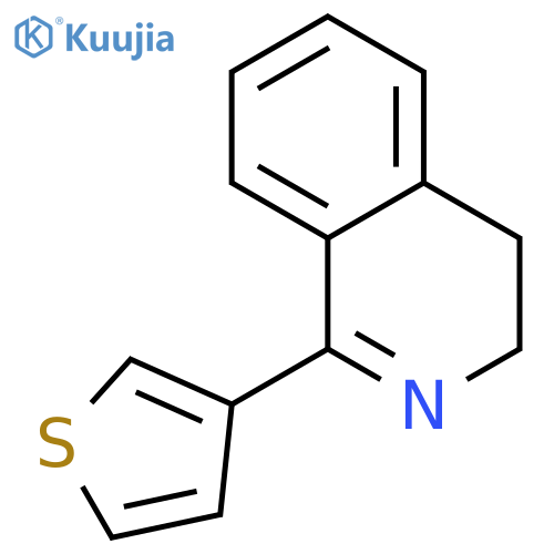 Isoquinoline, 3,4-dihydro-1-(3-thienyl)- structure