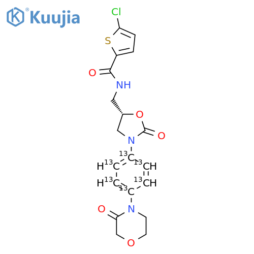 Rivaroxaban-13C6 structure