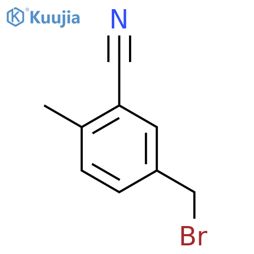 3-Cyano-4-methylbenzyl bromide structure